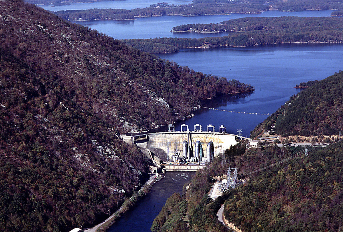 SML Dam Aerial November 1989